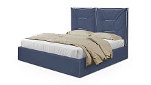 Кровать Миранда синего цвета 160*200 см