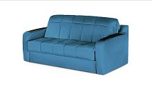 Прямой диван Тифани синего цвета 140*200 см