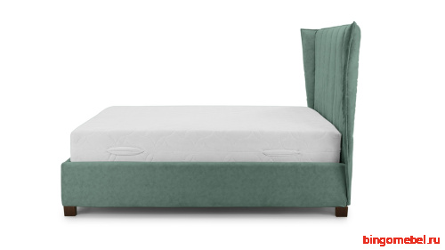 Кровать Ананке зеленого цвета 140*200 см фото 4