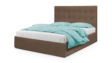 Кровать Адель коричневого цвета 140*200 см