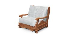 Кресло-кровать Милан Бук 80*200 см светло-серого цвета