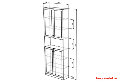 Стеллаж Билли 22 IKEA Венге Цаво фото 4