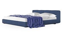 Кровать Митра синего цвета 180*200 см