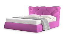 Кровать Тесей фиолетового цвета 160*200 см