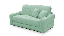 Прямой диван-кровать Стелла Лайт мятного цвета 140*200 см