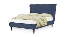 Кровать Дублин синего цвета 140*200 см