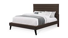 Кровать Сими темно-коричневого цвета 180*200 см