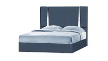 Кровать Эгина синего цвета 180*200 см