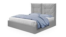 Кровать Миранда серого цвета 140*200 см