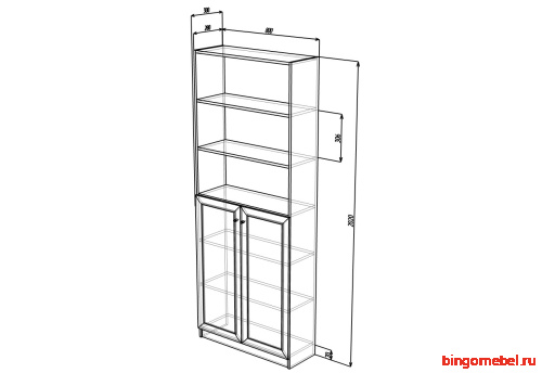 Стеллаж Билли 23 IKEA Дуб Сонома светлый фото 5