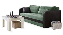 Прямой диван-кровать Валери-2 Лайт светло-зеленого цвета