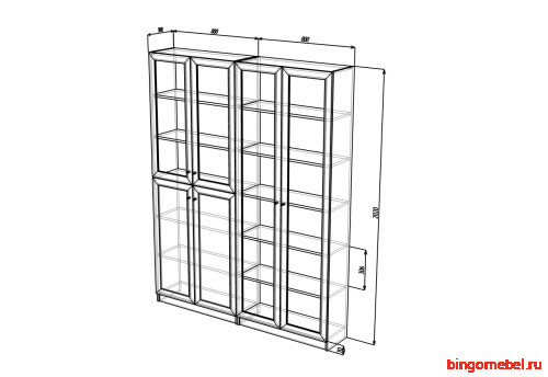 Стеллаж Билли 13 IKEA Венге Цаво фото 4