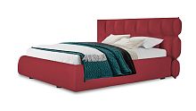 Кровать Кира красного цвета 160*200 см