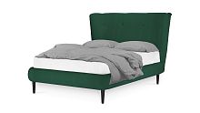 Кровать Дублин зеленого цвета 140*200 см