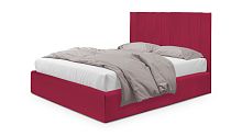 Кровать Нью-Йорк красного цвета 140*200 см