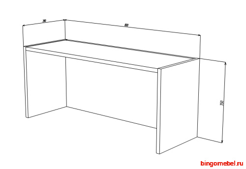 Полка верхняя Билли IKEA Орех Экко фото 4