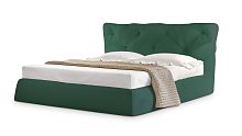 Кровать Тесей зеленого цвета 140*200 см