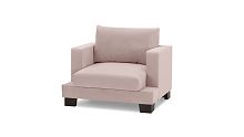 Кресло Дрезден ЭКО розового цвета