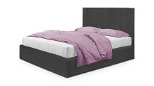 Кровать Нью-Йорк темно-серого цвета 160*200 см