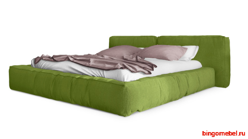 Кровать Латона-3 зеленого цвета 140*200 см
