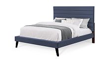 Кровать Сими синего цвета 140*200 см