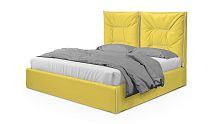 Кровать Миранда желтого цвета 140*200 см
