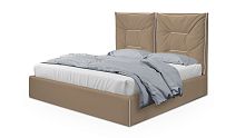 Кровать Миранда светло-коричневого цвета 140*200 см