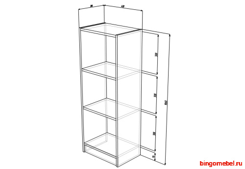 Стеллаж Билли 08 IKEA Белый фото 4